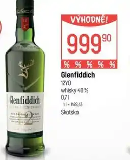 Globus Glenfiddich 12YO nabídka