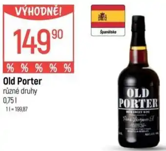 Globus Old Porter nabídka