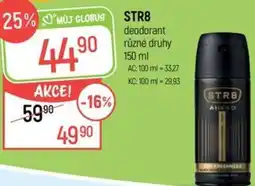 Globus STR8 deodorant nabídka
