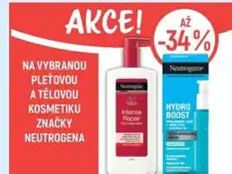 Globus Na vybranou pleťovou a tělovou kosmetiku značky neutrogena nabídka