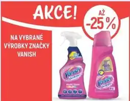 Globus Na vybrané výrobky značky vanish nabídka
