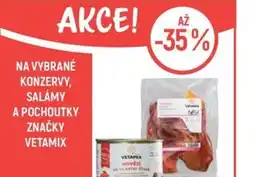 Globus Na vybrané konzervy, salámy a pochoutky značky vetamix nabídka