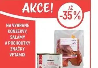 Globus Na vybrané konzervy, salámy a pochoutky značky vetamix nabídka