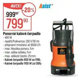 Globus Ponorné kalové čerpadlo nabídka