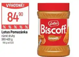 Globus Lotus Pomazánka nabídka