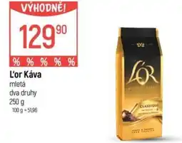 Globus L'or Káva mletá nabídka