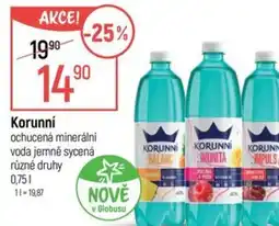 Globus Korunní ochucená minerální nabídka