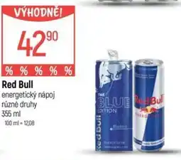 Globus Red Bull energetický nápoj nabídka