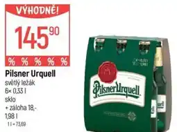 Globus Pilsner Urquell nabídka