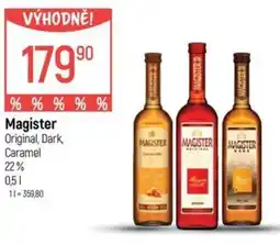 Globus Magister Original, Dark, Caramel 22% nabídka