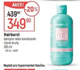 Globus Hairburst šampon nebo kondicionér nabídka