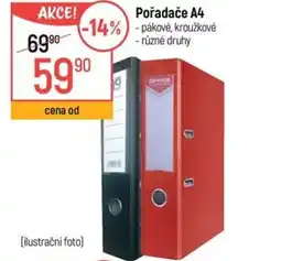 Globus Pořadače A4 nabídka