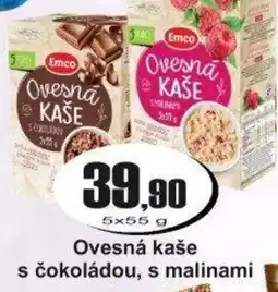 Adam Ovesná kaše s čokoládou, s malinami nabídka