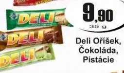 Adam Deli Oříšek, Čokoláda, Pistácie nabídka
