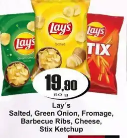 Adam Lay's Salted, Green Onion, Fromage, Barbecue Ribs, Cheese, Stix Ketchup nabídka