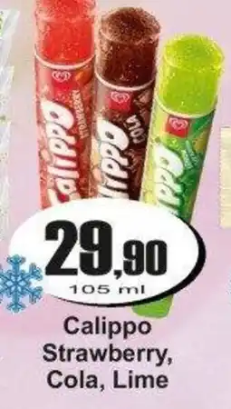 Adam Calippo Strawberry, Cola, Lime nabídka