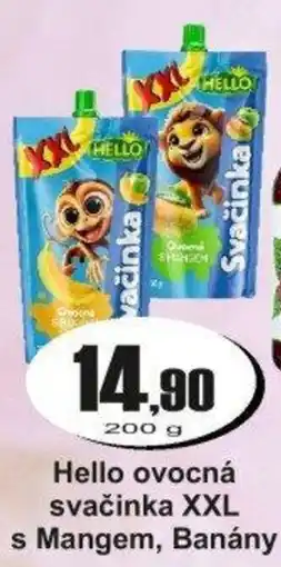 Adam Hello ovocná svačinka XXL s Mangem, Banány nabídka