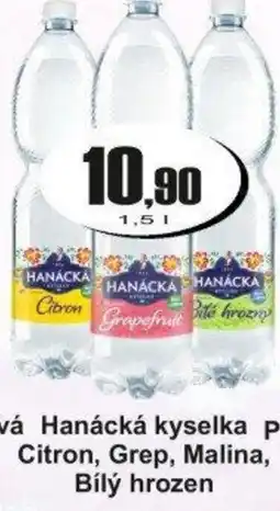 Adam Hanácká kyselka Citron, Grep, Malina, Bílý hrozen nabídka
