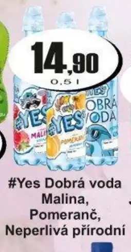 Adam #Yes Dobrá voda Malina, Pomeranč, Neperlivá přírodní nabídka