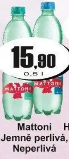 Adam Mattoni Jemně perlivá, Neperlivá nabídka