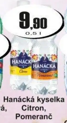 Adam Hanácká kyselka Citron, Pomeranč nabídka