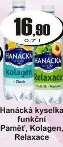 Adam Hanácká kyselka funkční Paměť', Kolagen, Relaxace nabídka