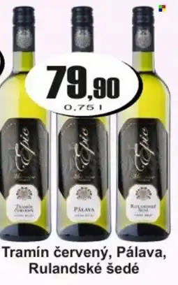 Adam Tramín červený, Pálava, Rulandské šedé nabídka