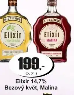 Adam Elixír 14,7% Bezový květ, Malina nabídka