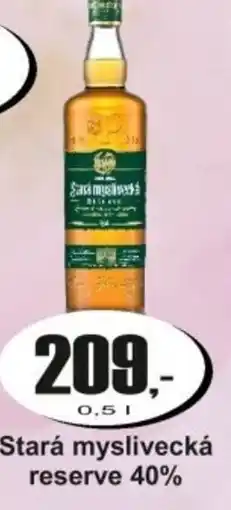 Adam Stará myslivecká reserve 40% nabídka
