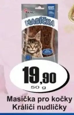 Adam Masíčka pro kočky Králičí nudličky nabídka