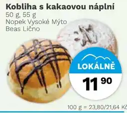 Konzum Kobliha s kakaovou náplní nabídka