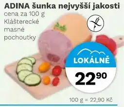 Konzum ADINA šunka nejvyšší jakosti nabídka