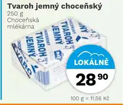 Konzum Tvaroh jemný choceňský nabídka