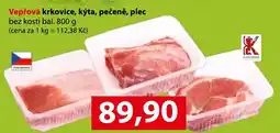 Konzum Vepřová krkovice, kýta, pečeně, plec nabídka