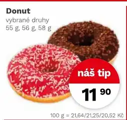 Konzum Donut nabídka