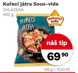 Konzum Kuřecí játra Sous-vide nabídka