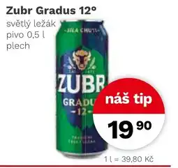 Konzum Zubr Gradus 12° nabídka