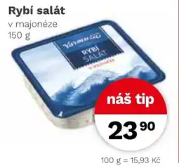 Konzum Rybí salát nabídka