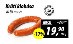 ZEMAN Krůtí klobása nabídka