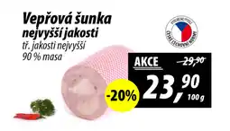 ZEMAN Vepřová šunka nejvyšší jakosti nabídka