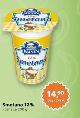 Můjobchod Kunin Smetana 12% nabídka