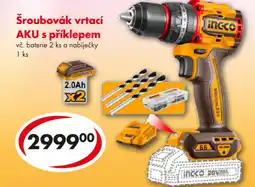 CBA Šroubovák vrtací AKU s příklepem nabídka