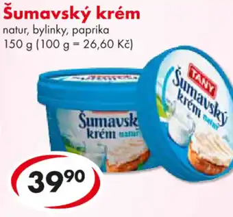 CBA TANY Šumavský krém nabídka