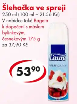 CBA Šlehačka ve spreji nabídka