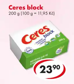 CBA Ceres block nabídka