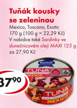 CBA Tuňák kousky se zeleninou nabídka