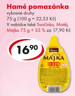 CBA Hamé pomazánka nabídka