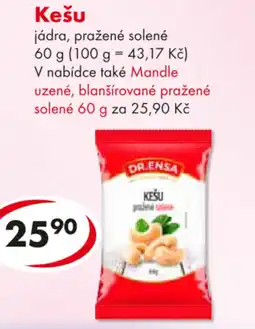 CBA DR.ENSA Kešu nabídka