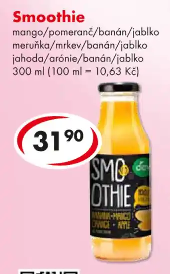 CBA Smoothie nabídka