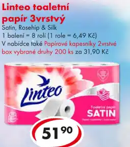 CBA Linteo toaletní papír 3vrstvý nabídka